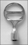 Klíč k zámku LIDOKOV 1 (01.039) - Vložky,zámky,klíče,frézky Zámky rozvaděčové, přísl.